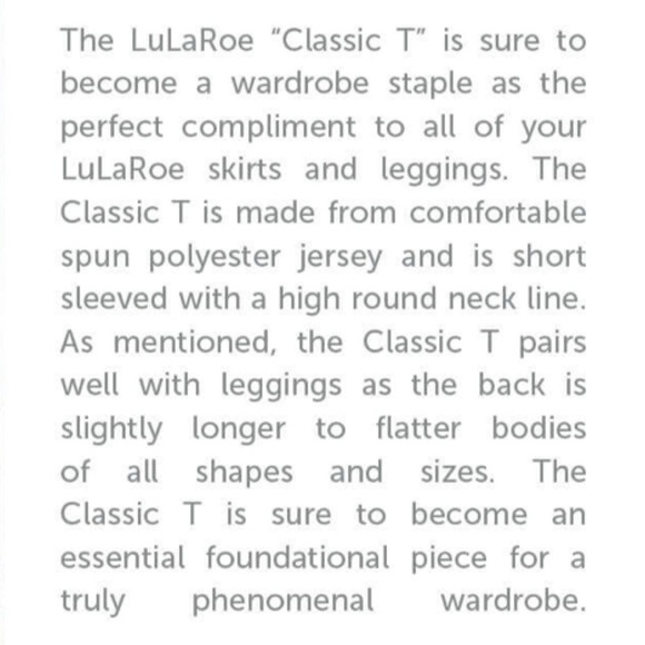 EUC LuLaRoe art deco Classic T, 3XL - Picture 11 of 13